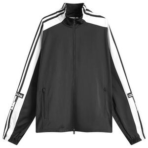 Adidas Originals [M-L] Men's Adilenium 2 Megabreak Jacket Black Oversized JN0810